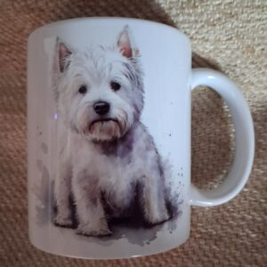 Sitting Westie  Mug