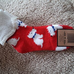 Westie Red Socks